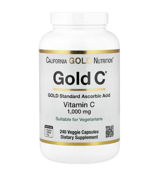 California Gold Nutrition, Gold C®, USP Grade Vitamin C, 1,000 mg, 240 Capsules in Pakistan
