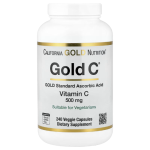 California Gold Nutrition, Gold C®, USP Grade Vitamin C, 500 mg, 240 Veggie Capsules in Pakistan