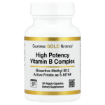 California Gold Nutrition, High Potency Vitamin B Complex 30 Capsules in Pakistan
