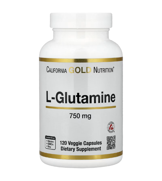 California Gold Nutrition, L-Glutamine, 750 mg, 120 Veggie Capsules in Pakistan