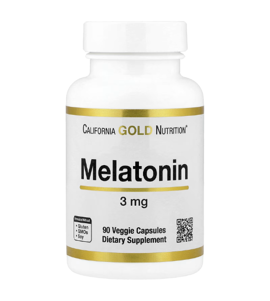 California Gold Nutrition, Melatonin, 3 mg, 90 Veggie Capsules in Pakistan