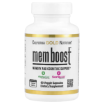 California Gold Nutrition, MEM Boost™, Memory & Cognitive Support 60 Capsules in Pakistan