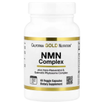 California Gold Nutrition, NMN Complex with trans-Resveratrol, 60 Veggie Capsules in Pakistan