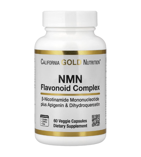 California Gold Nutrition, NMN Flavonoid Complex 60 Veggie Capsules in Pakistan