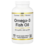 California Gold Nutrition, Omega-3 Fish Oil, Vivomega Triglyceride, 1,000 mg, 240 Fish Softgels in Pakistan