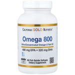 California Gold Nutrition, Omega 800 Ultra-Concentrated Omega-3 Fish Oil 90 Softgels in Pakistan