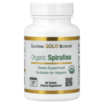 California Gold Nutrition, Organic Spirulina, 60 Tablets in Pakistan