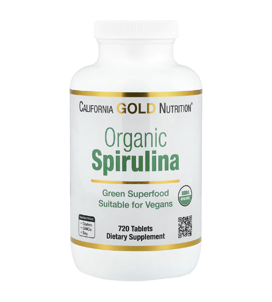 California Gold Nutrition, Organic Spirulina, 720 Tablets in Pakistan