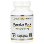 California Gold Nutrition, Peruvian Maca, 500 mg, 90 Veggie Capsules in Pakistan