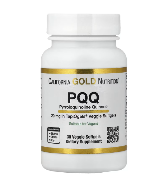 California Gold Nutrition, PQQ, 20 mg, 30 Veggie Softgels in Pakistan
