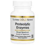 California Gold Nutrition, Proteolytic Enzymes, 90 Delayed Release Veggie Capsules in Pakistan