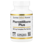 California Gold Nutrition, Pterostilbene Plus, 60 Veggie Capsules in Pakistan