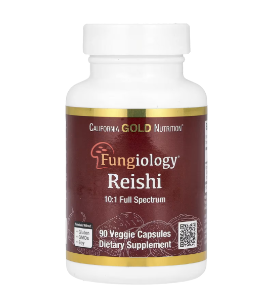 California Gold Nutrition, Reishi (Ganoderma lucidum), Full Spectrum 90 Veggie Capsules in Pakistan