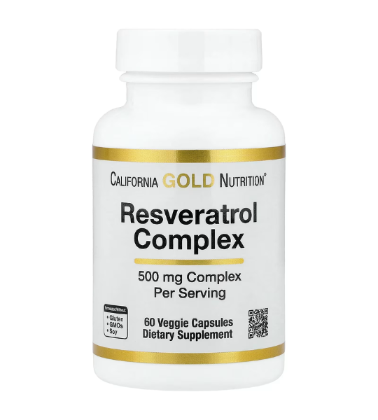 California Gold Nutrition, Resveratrol Complex 60 Veggie Capsules in Pakistan