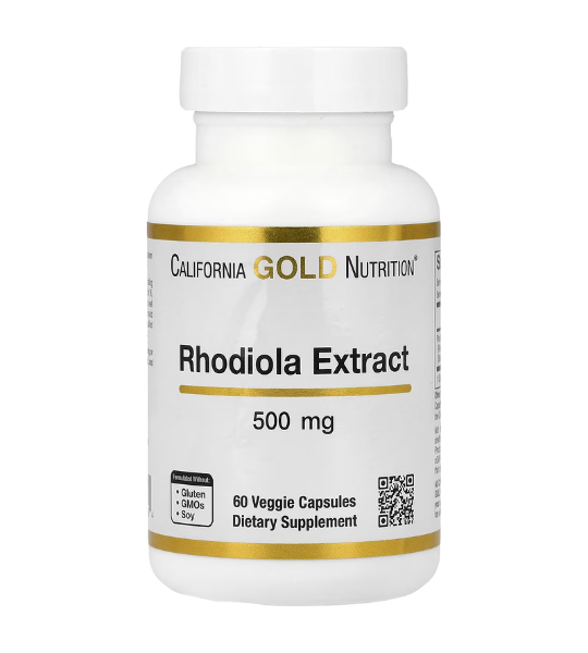 California Gold Nutrition, Rhodiola Extract, 500 mg, 60 Veggie Capsules in Pakistan