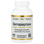California Gold Nutrition, Serrapeptase, Proteolytic Enzyme, 120,000 SPUs, 180 Veggie Capsules in Pakistan