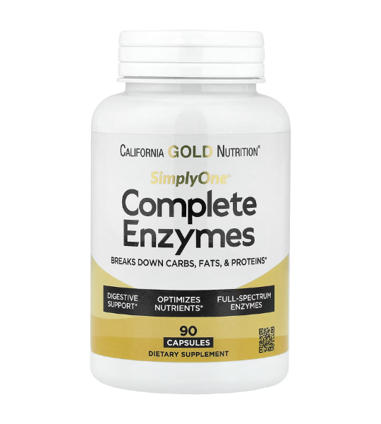 California Gold Nutrition, SimplyOne®, Complete Enzymes 90 Capsules in Pakistan