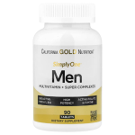 California Gold Nutrition, SimplyOne®, Men’s Multivitamin + Super Complexes 90 Tablets in Pakistan