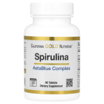 California Gold Nutrition, Spirulina, Organic AstaBlue Complex Blend, 60 Tablets in Pakistan