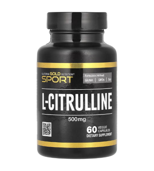 California Gold Nutrition, Sport, L-Citrulline, Kyowa Hakko, 500 mg, 60 Capsules in Pakistan
