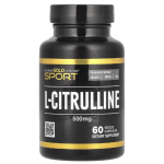 California Gold Nutrition, Sport, L-Citrulline, Kyowa Hakko, 500 mg, 60 Veggie Capsules in Pakistan