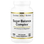 California Gold Nutrition, Sugar Balance Complex with Chromium 120 Capsules in Pakistan
