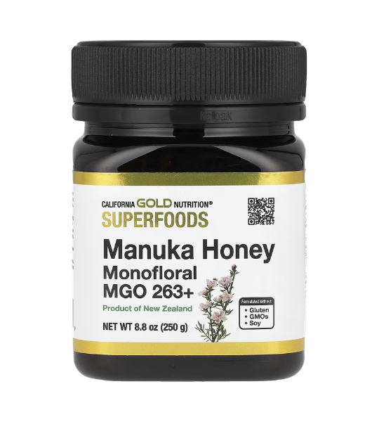 California Gold Nutrition, Superfoods, Manuka Honey, Monofloral, MGO 263+, 8.8 oz (250 g) in Pakistan