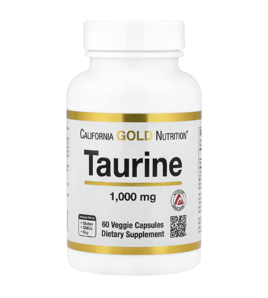 California Gold Nutrition, Taurine, 1,000 mg, 60 Veggie Capsules in Pakistan