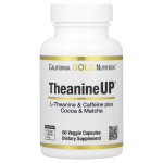 California Gold Nutrition, TheanineUP™, L-Theanine & Caffeine Plus Cocoa and Matcha, 60 Capsules in Pakistan