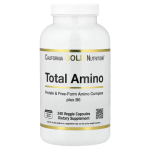 California Gold Nutrition, Total Amino with Vitamin B-6, and 20 Amino Acid Blend, 240 Veggie Capsules in Pakistan