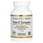 California Gold Nutrition, Total C Complex with Ascorbic Acid, 500 mg, 60 Veggie Capsules in Pakistan
