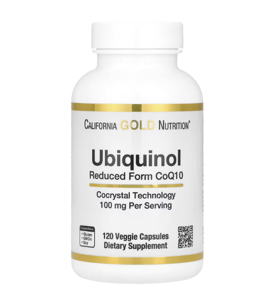California Gold Nutrition, Ubiquinol Reduced Form CoQ10, 100 mg , 120 Capsules in Pakistan