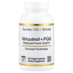 California Gold Nutrition, Ubiquinol Reduced Form CoQ10 + PQQ, 120 Veggie Capsules in Pakistan