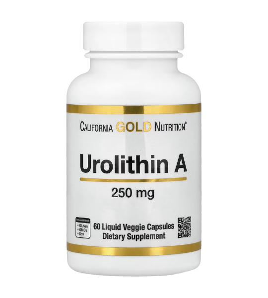 California Gold Nutrition, Urolithin A, 250 mg, 60 Liquid Veggie Capsules in Pakistan