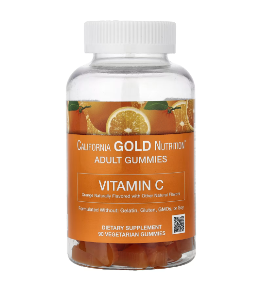 California Gold Nutrition, Vitamin C Gummies, 90 Vegetarian Gummies in Pakistan
