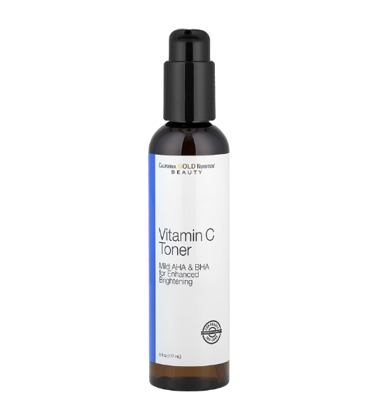 California Gold Nutrition, Vitamin C Toner, Enhanced Brightening Toner, 6 fl oz (177 ml) in Pakistan