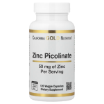 California Gold Nutrition, Zinc Picolinate, 50 mg, 120 Veggie Capsules in Pakistan