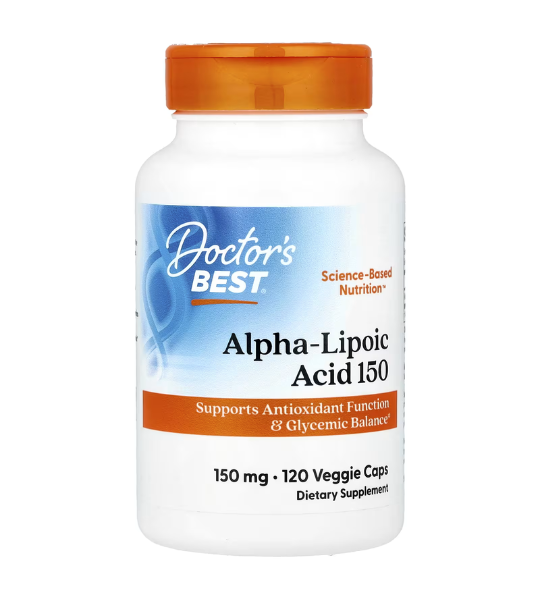 Doctor's Best, Alpha-Lipoic Acid 150, 150 mg, 120 Veggie Caps in Pakistan