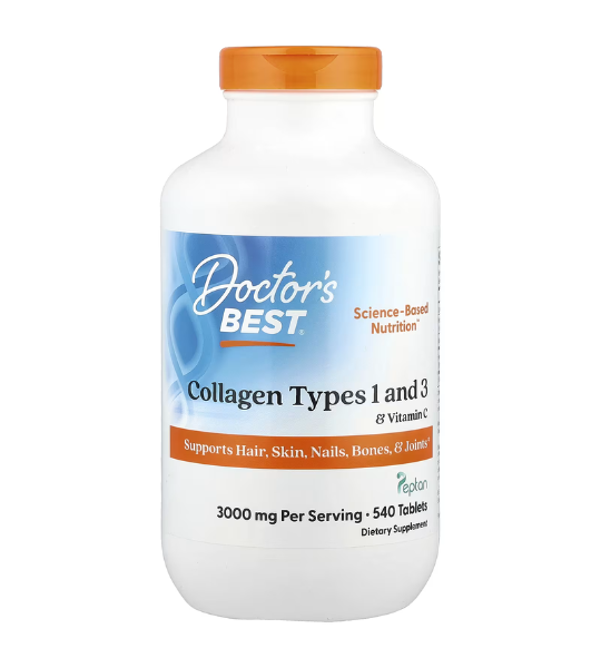 Doctor's Best, Collagen Types 1 and 3 & Vitamin C, 540 Tablets in Pakistan