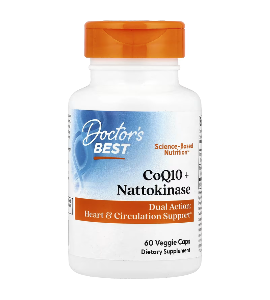 Doctor's Best, CoQ10 + Nattokinase, 60 Veggie Caps in Pakistan
