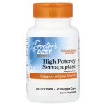 Doctor's Best, High Potency Serrapeptase, 90 Veggie Caps in Pakistan