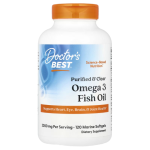 Doctor's Best, Purified & Clear Omega 3 Fish Oil, 120 Marine Softgels in Pakistan