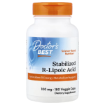 Doctor's Best, Stabilized R-Lipoic Acid, 100 mg, 180 Veggie Caps in Pakistan