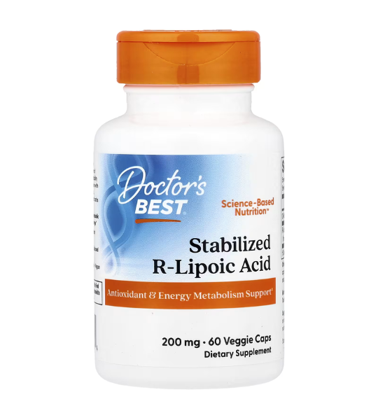 Doctor's Best, Stabilized R-Lipoic Acid, 200 mg, 60 Veggie Caps in Pakistan