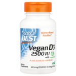 Doctor's Best, Vegan D3 with Vitashine D3, 62.5 mcg (2,500 IU), 60 Caps in Pakistan