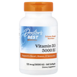 Doctor's Best, Vitamin D3, 125 mcg (5,000 IU), 360 Softgels in Pakistan