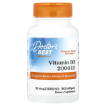 Doctor's Best, Vitamin D3, 50 mcg (2,000 IU), 180 Softgels in Pakistan