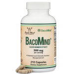 Double Wood Supplements, Baco Mind™ Bacopa Extract, 300 mg, 210 Capsules in Pakistan