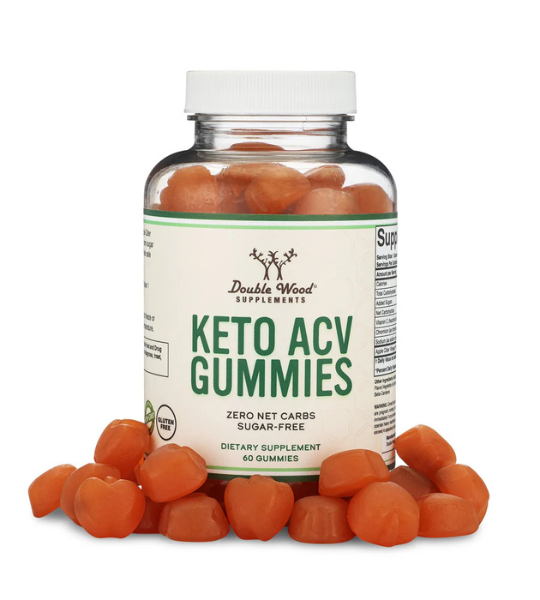 Double Wood Supplements, Keto ACV 60 Gummies in Pakistan