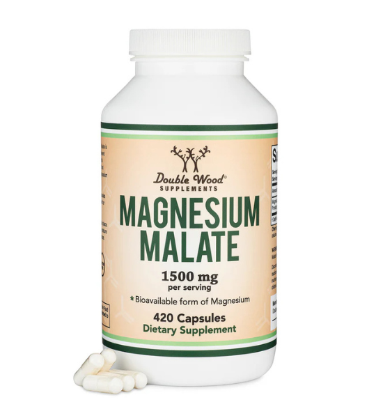 Double Wood Supplements, Magnesium Malate, 1500 mg, 420 Capsules in Pakistan